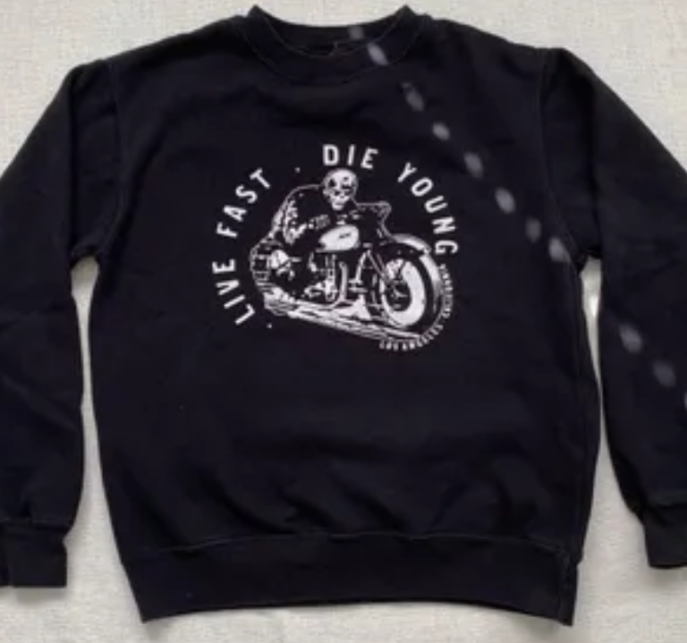 Live Fast Die Young Pullover